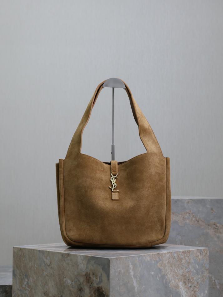 Borsa hobo borsa shopping Bea in pelle scamosciata SAINT LAURENT